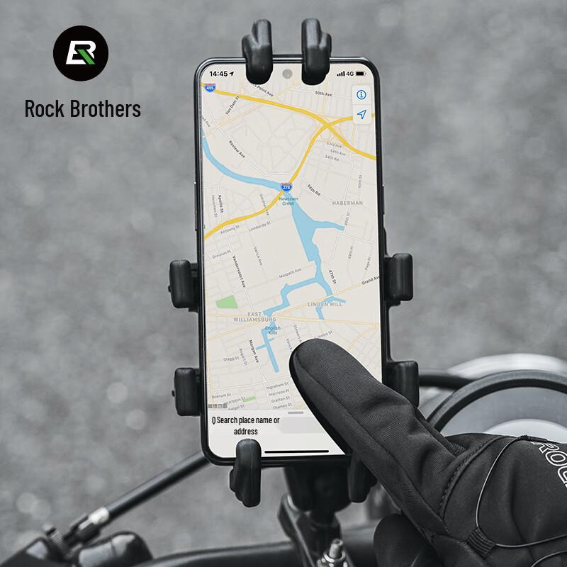 ROCKBROS Windproof Warm Full Finger Cycling Gloves