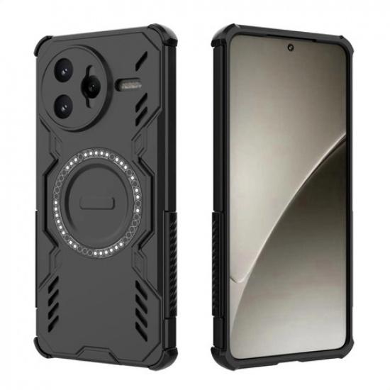 

Xiaomi Poco F7 Ultra Magnetic Phone Case, Strong Magnetic Heat Dissipation Phone Case Cover For Xiaomi Poco F7 Ultra чёрный