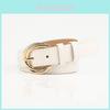 Fashion Womens Leather Belt With Alloy Buckle For Casual Office And Dress Wear