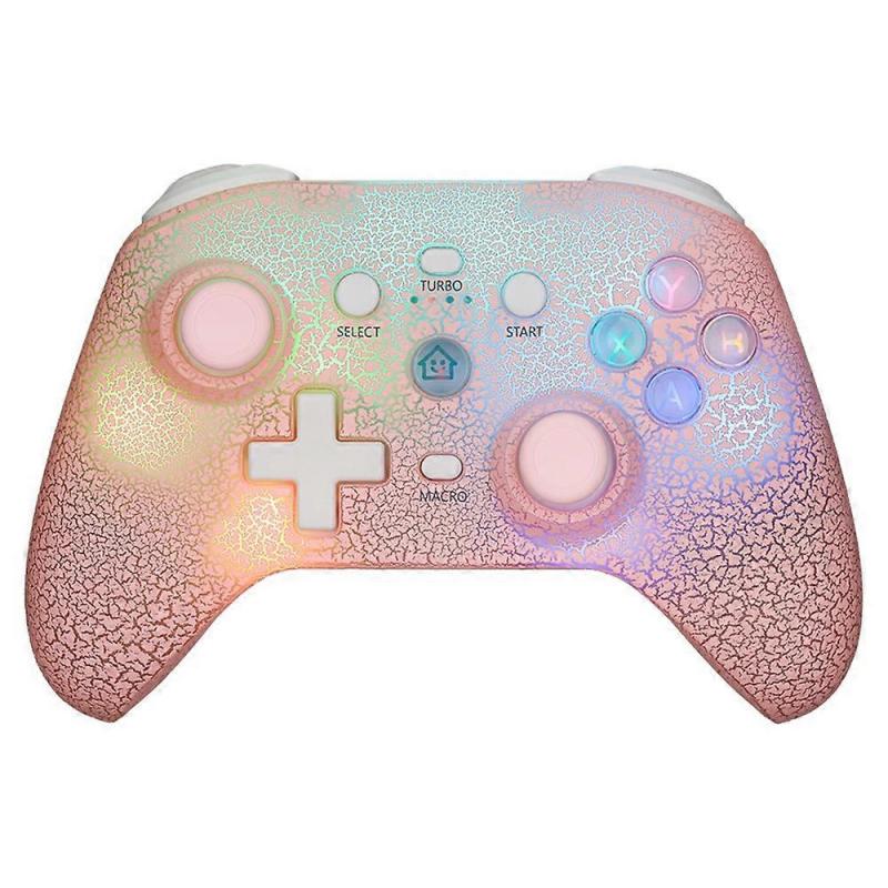 NS21 For Nintendo Switch Ios Android PC RGB Light Gaming Controller Programmable Buttons Wireless Ga