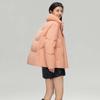 XueZhongFei Damen Herbst/Winter Kurze Stehkragen Daunenjacke X40144396F