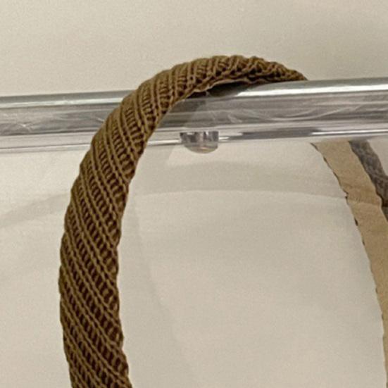 Women Headband Anti-Slip Inner Side Sponge Filling Handmade Knitting Hair Hoop