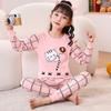 100% Cotton Children's Pajamas Astronaut Pajamas for Teens 4 6 8 12Years Winter Boys Clothes Long Sleeve Baby Girl Clothing Sets