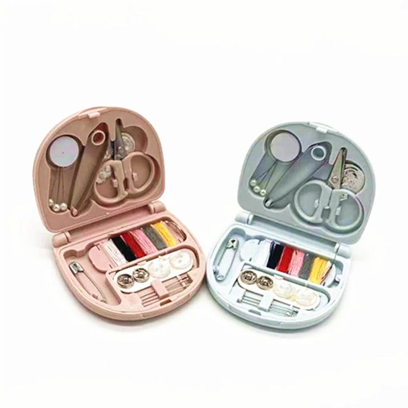 Basic Needle and Thread Set with Storage for Case Mini Sewing Kit Portable Sewing Supplies for Adult Home Travel Emergen