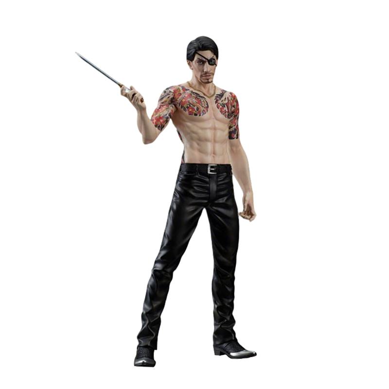 

Anime Dragon Kazuma Kiryu Action Goro Majima Strong Standing Model Toy Doll Ornament Boys Gifts figure man collect Poseable Articulated Scale Detailed 17m
