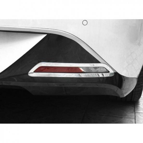 For Hyundai Sonata - Chrome Rear bumper Fog Light Frame cover decor Trim