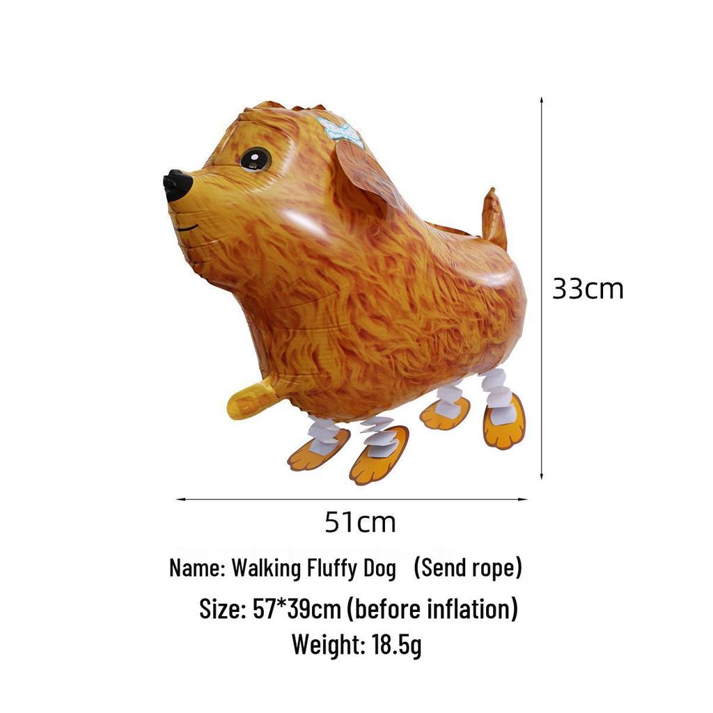 Chodící zvířecí balónky pro děti - Zábavní helioví mazlíčci na noční trhy