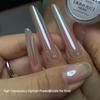 Aurora Hochglanz Pink Kristall Nagelkunstpulver - Hailey Stil
