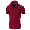 New Polo Mens Shirt Slim Fit Short Sleeve Basic Shirts Muscle Tee Tops Tshirt