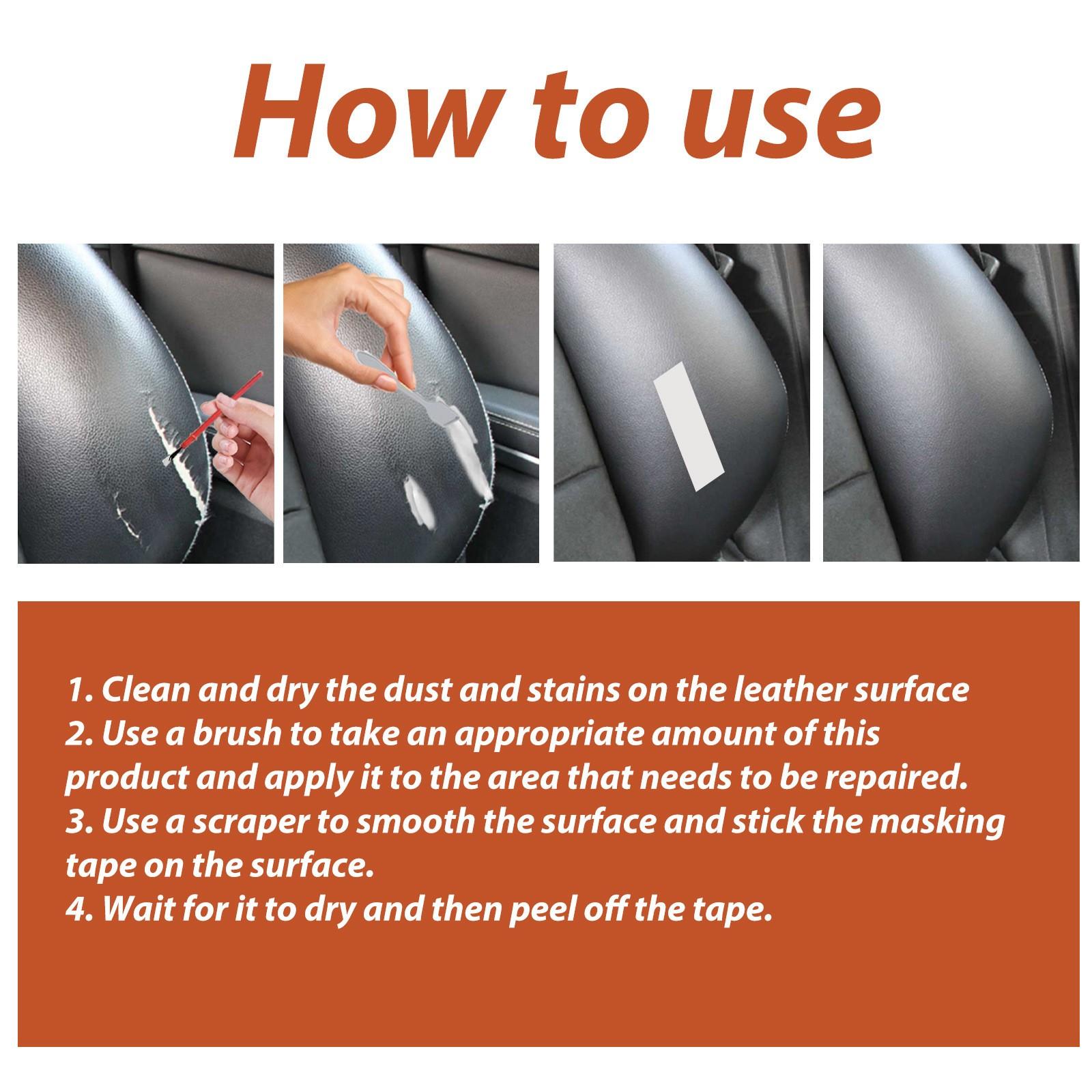 Кожаная паста-наполнитель для заполнения или ремонта дыр — фото 8