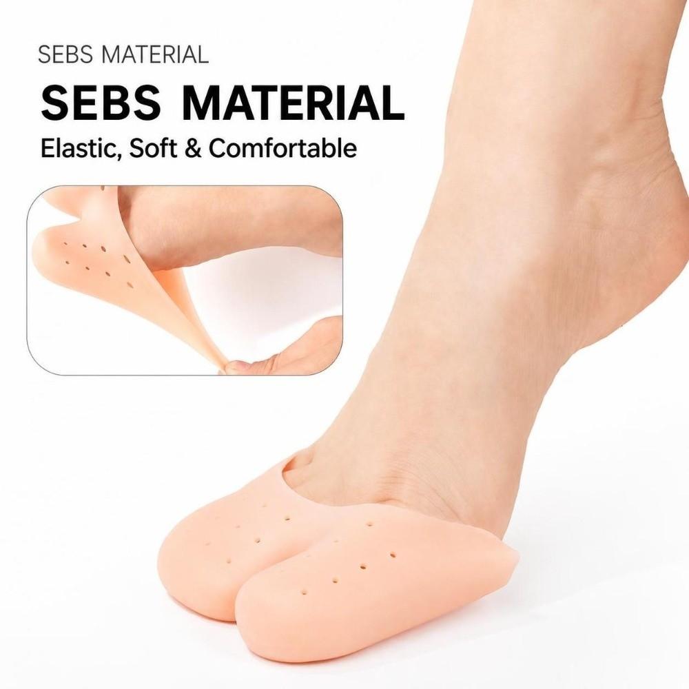 1 Pair Elastic Forefoot Toe Separator Silicone Metatarsal Cushion  Pointed Toe Shoes