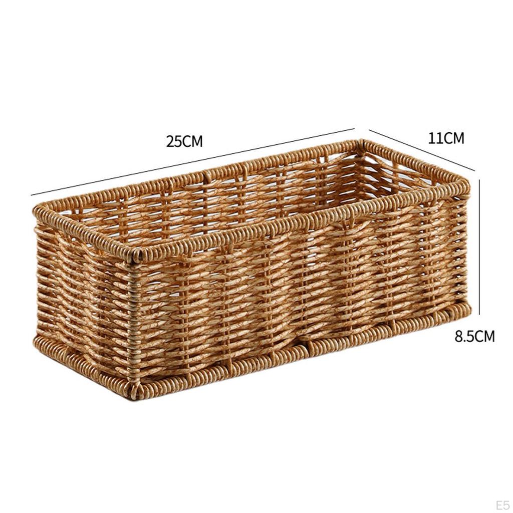 Elegante Cesto Contenitore in Rattan per l'Organizzazione della Casa