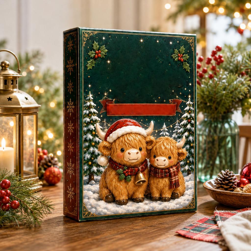 2026 Farm Series Advent Calendar Box, Small Size Holiday Countdown Gift for Kids