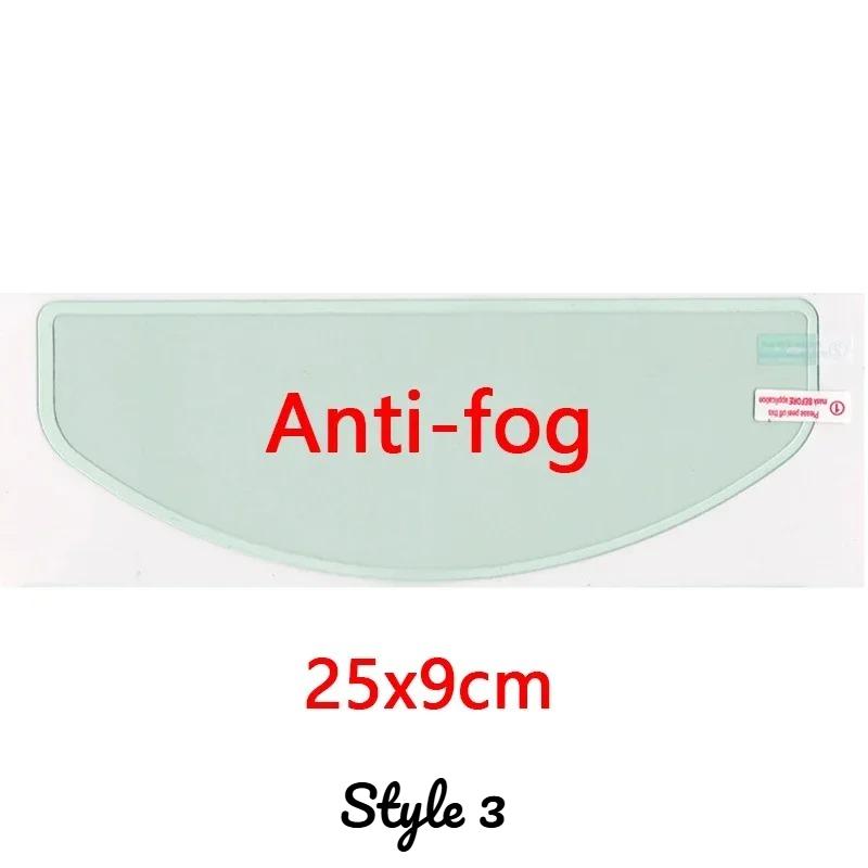 

Nano Anti Fog Rain Repellent Sticker for Motorcycle Visor Uses for Clear Vision Safety Riding Universal Fit for Most Helmets