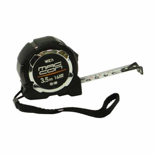 WIZ'A Magcon Locking Convex Meter, 16mm Wide x 3.5m, Double-Sided Metric Scale, JISJQA Class 1, WZC1635
