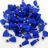 Mini Metal Ring Tassel Charms for DIY Jewelry Making Craft Supplies Small Tassel Pendants for Earrings Bracelets Necklaces and Accessories