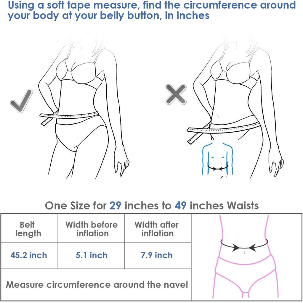 Back Decompression Waist Support Belt Waist Air Traction Support Spine Relief Belt Release Massager