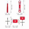 5PCS Aluminum Alloy Fishing Reel Maintenance Kit Fishing Reel Care Kit  For Baitcasting Reels