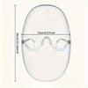 2pcs High Definition Transparent Face Shield | Suitable for Nail Art, Kitchen, Outdoor Use
