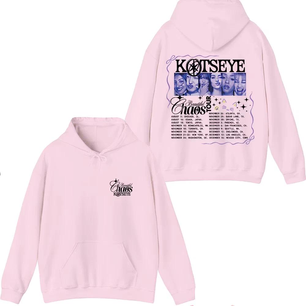 Katseye Merch Unisex Sweater: Beautiful Chaos Tour 2025 L