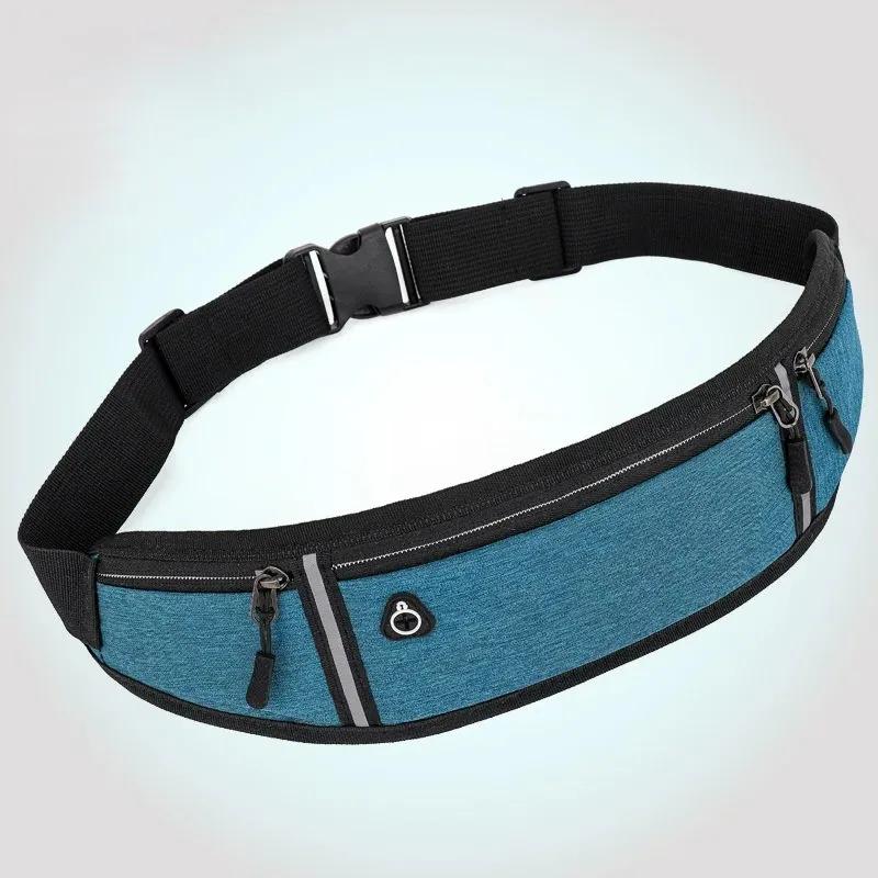 Fitness outdoor sports waist bag, running mobile waist bag, men's and women's outdoor equipment, invisible waterproof mini waist