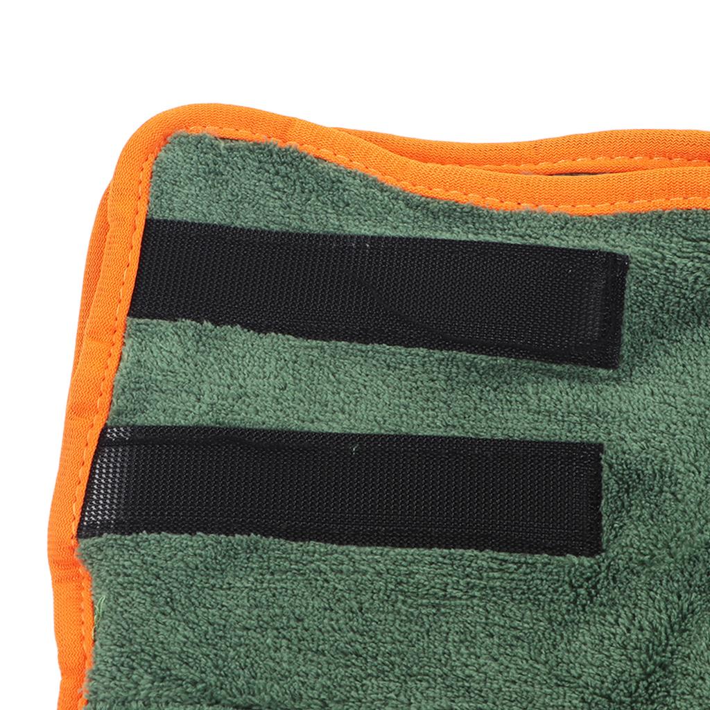 Dog Drying Robe Fast Drying Water Absorption Keep Warm Pet Bathrobe for Puppy Large Dogs Green S