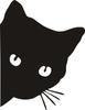 1PC Universal Car Vinyl Decals Stickers Creative Cute Waterproof PVC Cartoon Cat Sticker Auto Styling Decoration Accessories