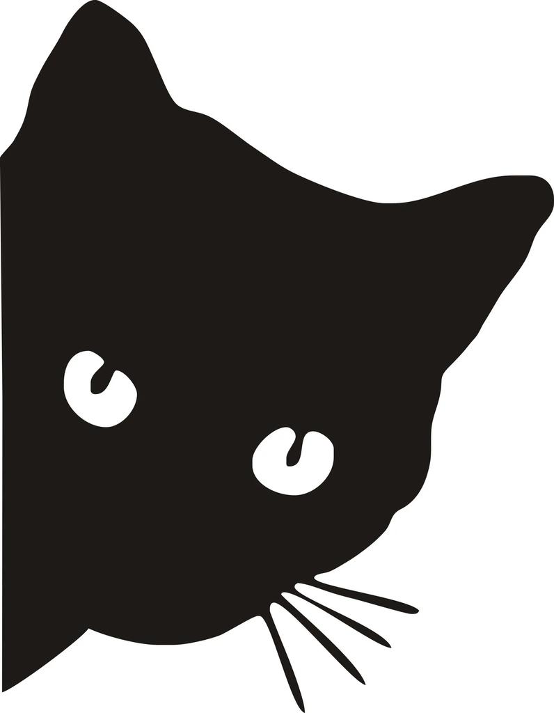 1PC Universal Car Vinyl Decals Stickers Creative Cute Waterproof PVC Cartoon Cat Sticker Auto Styling Decoration Accessories