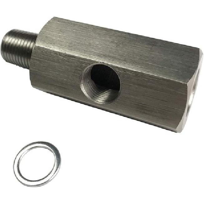 

Oil Pressure Sensor Tee Adapter Turbo Supply Feed Line Gauge M14x1.5 Female to M