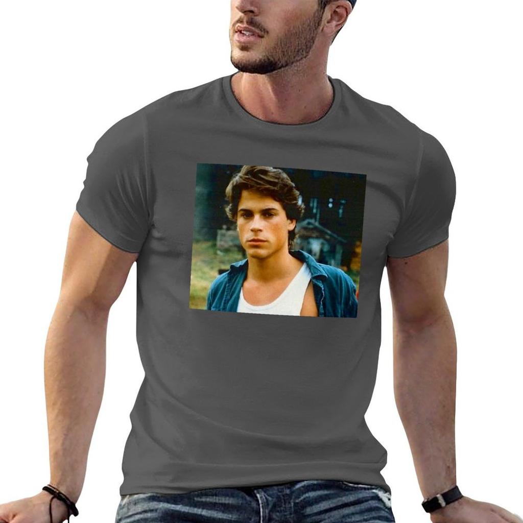 Rob Lowe Tshirt Casual Loose Short Sleeve Tee For Men