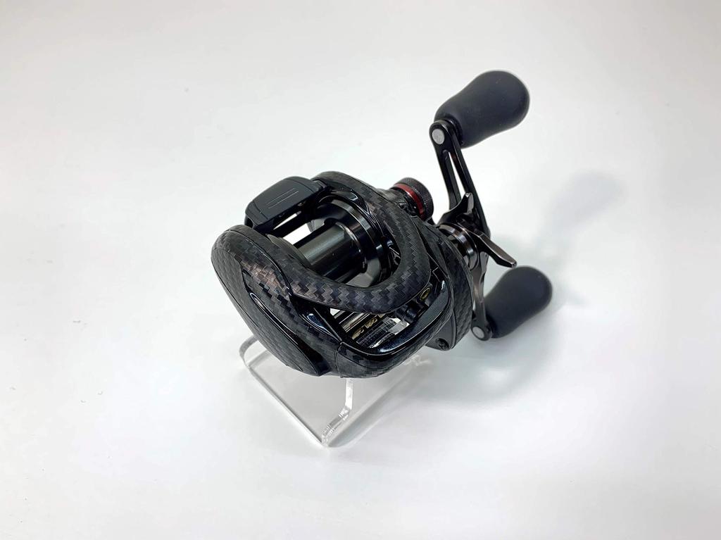 CUSTOM YOROI Custom Decal for 17 Scorpion DC Baitcasting Scratch Protection SEAT.JP Reel, (Black, Left-Handed)