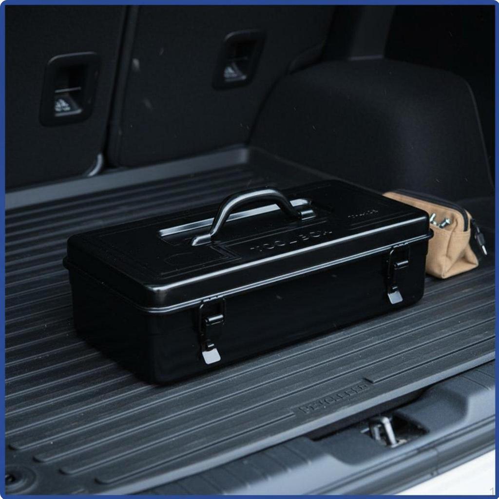 Metal Construction Portable Tool Case Large Capacity Handheld Hardware Chest for Homeowners,