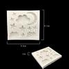 1pc Star Cloud Moon Silicone Mold Cupcake Fondant Cake Decorating Tools Chocolate Gumpaste Moulds Color Random