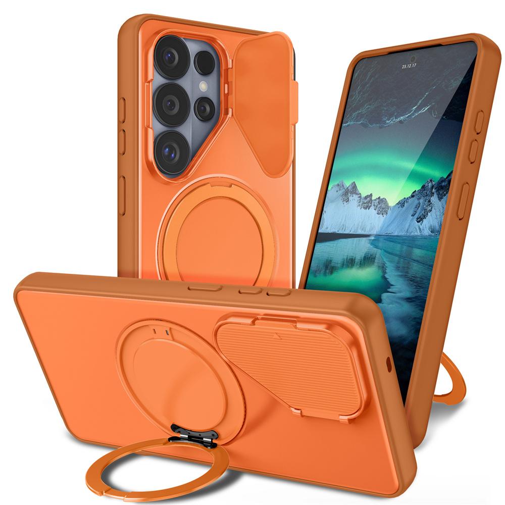 

Full Lens Protection Flip Holder Magnetic Stand Phone Case For Samsung S26 Ultra Edge Plus A57 A56 A37 A36 A26 A17 A16 A07 Cover Case & Holder&Galaxy A26