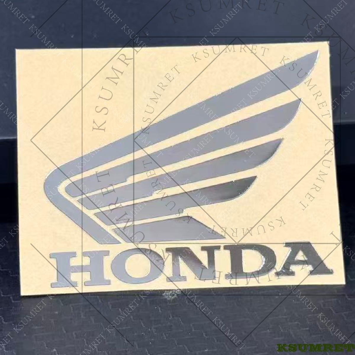 AAADG1 For Honda Metal Vehicle Logo Stickers Fuel Tank Stickers Motorcycle Waterproof Nickel Metal Motorcycle Decal