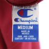 Champion 90s Logo Embroidery Long Sleeve Sweat Trainer M Red Back Brushed Men's Used