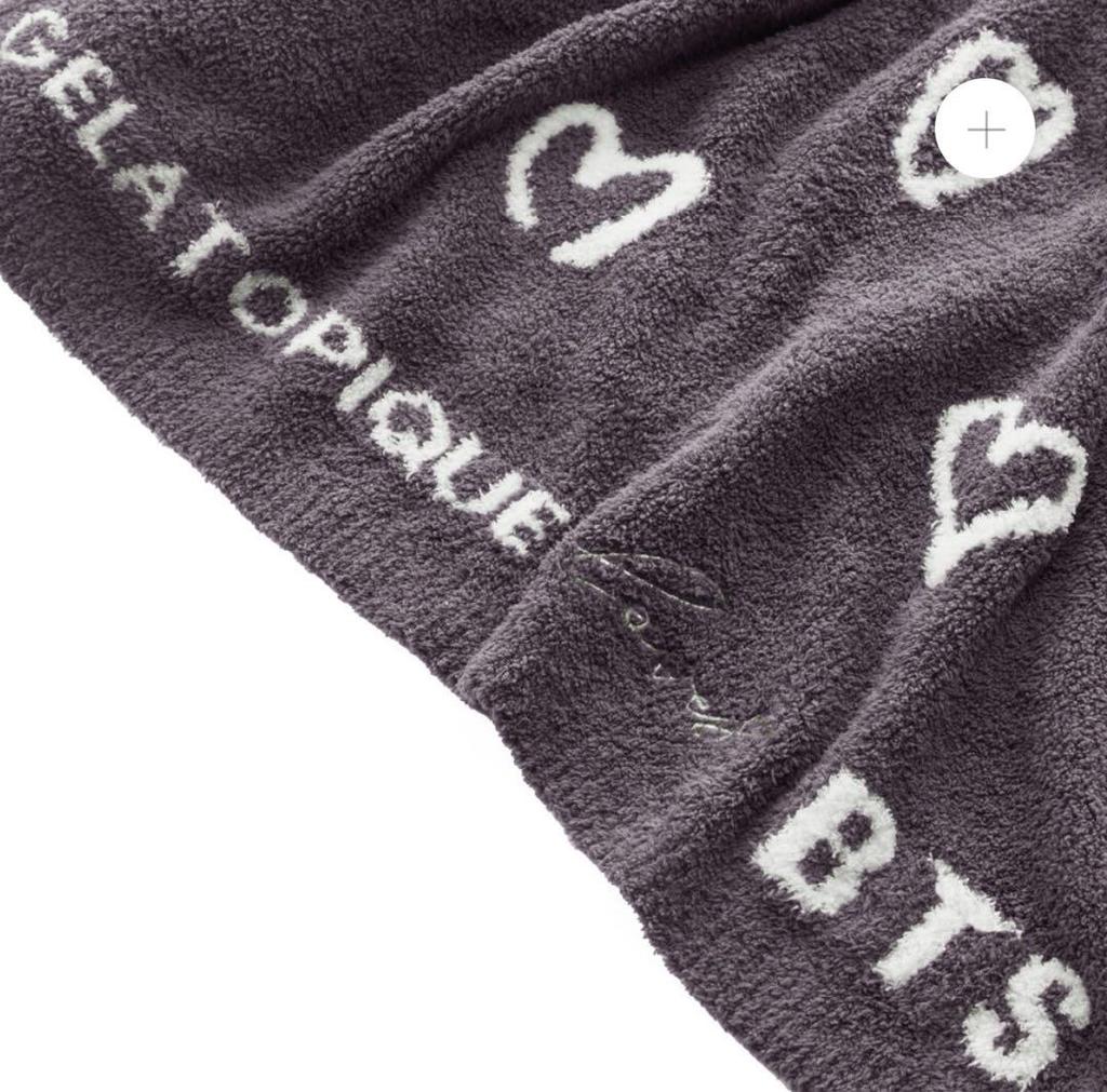[USED] Gelato Pique BTS Collaboration Blanket Gray