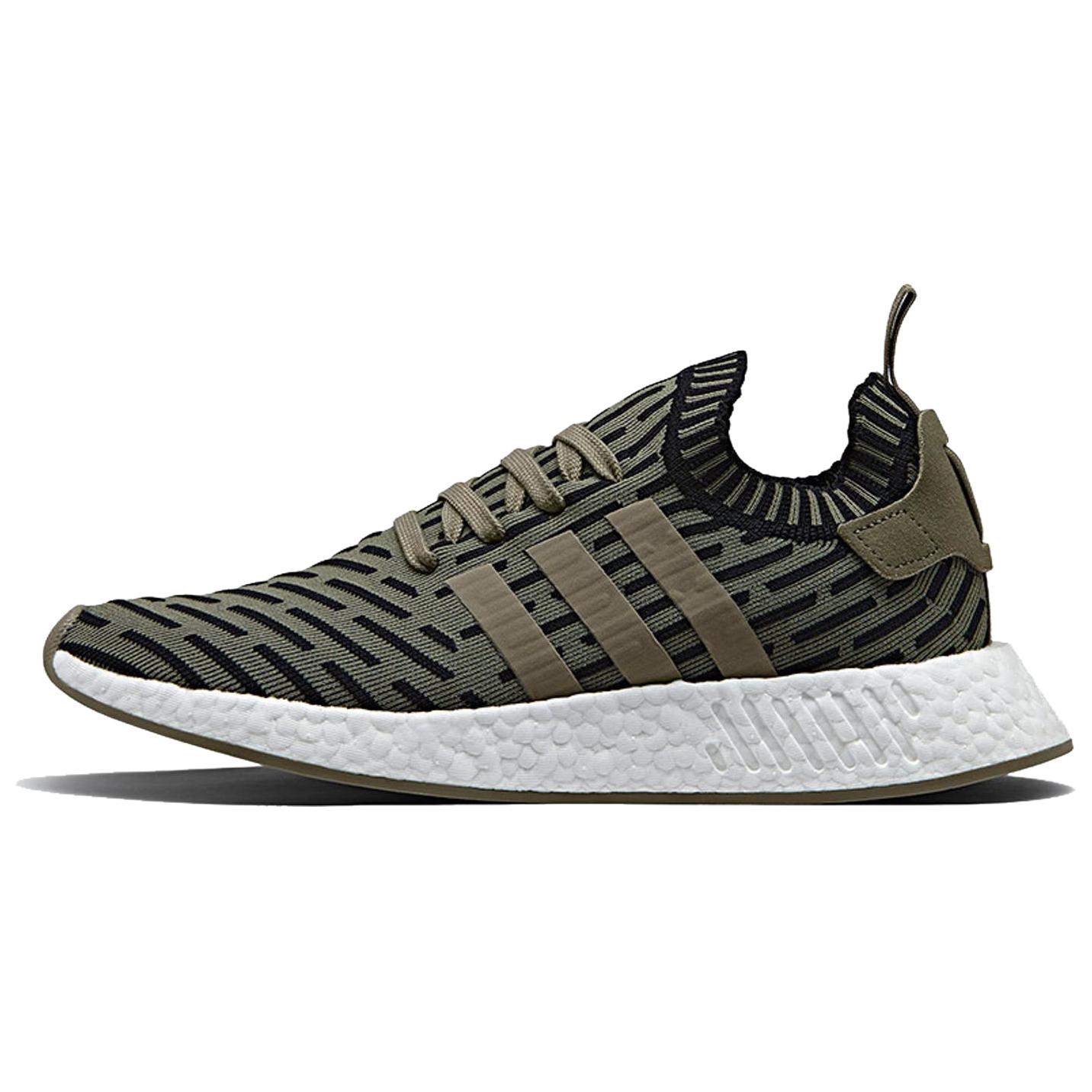 Adidas Originals NMD_R2 Primeknit  Trace Cargo  BA7198 36