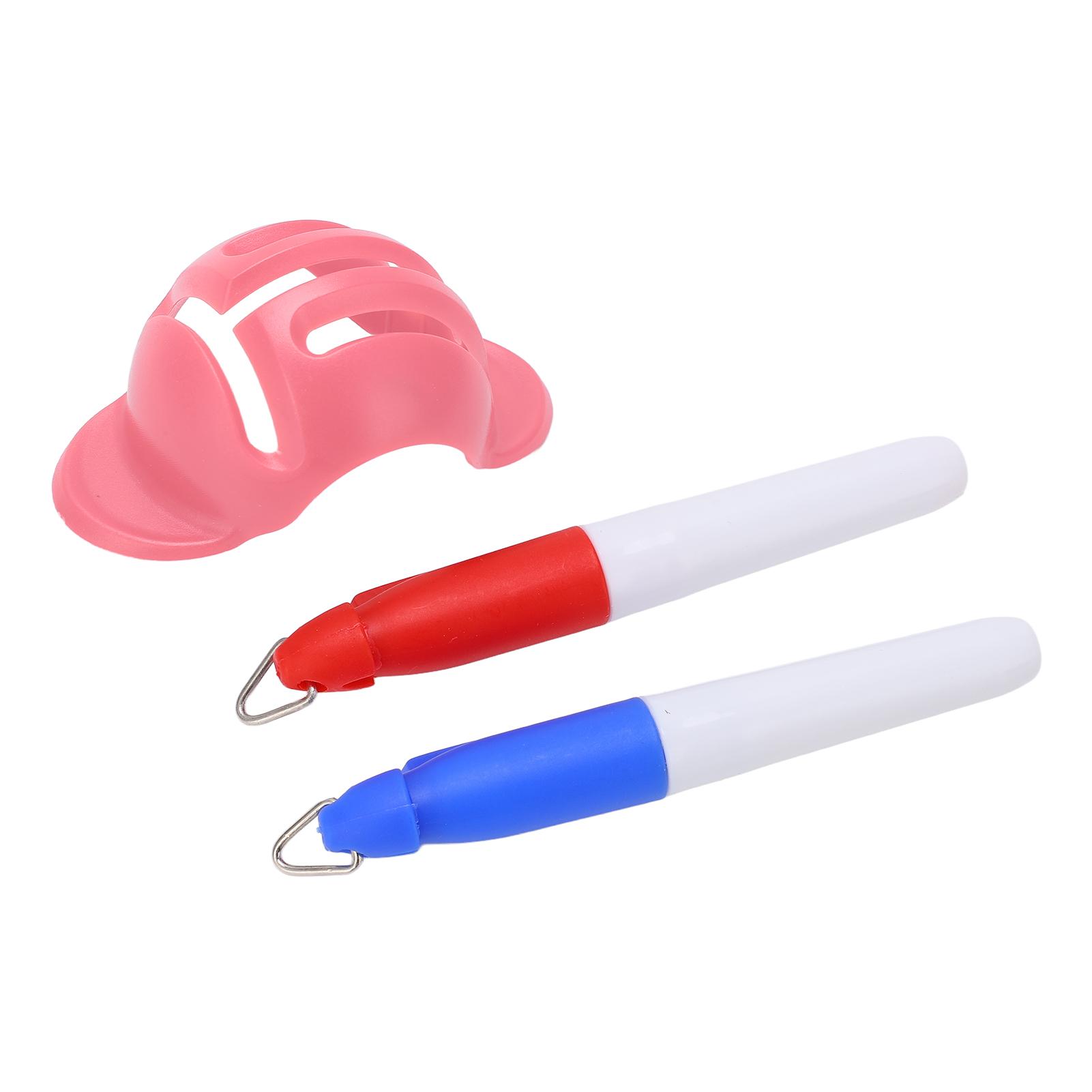 

Golf Line Drawing Device Marker Stencil Golf Ball Triple Track 3 Line Marker for AlignmentPink