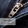 Septwolves Men's Lycra Washed Straight-Leg Jeans