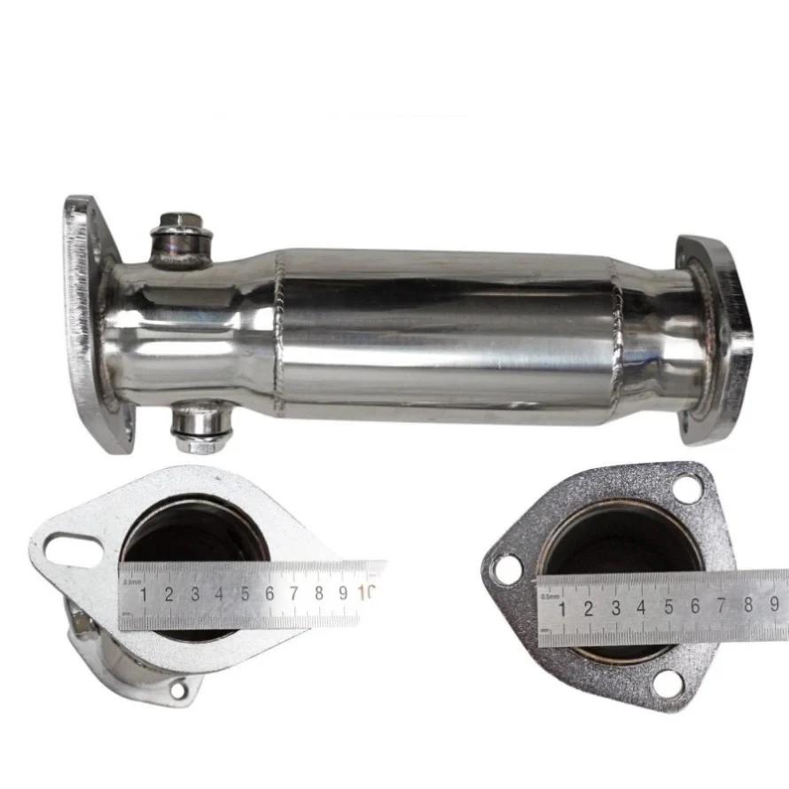 MT001029 52083496 Stainless Steel Exhaust Header For Nissan Altima VQ35DE V6 3.5L 2002-2006 Manual Models Sliver
