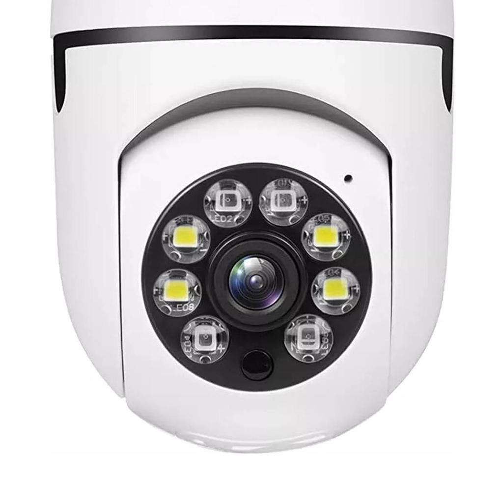 Bulb Camera HD Wireless Motion Detection Alarm Night Vision Clear Images WiFi E27 Socket Camera for