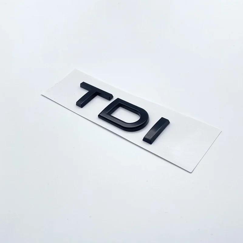 3D Krom Glanssvart ABS TDI TFSI Bil Bakemblem Klistremerke for Audi A1 A3 A4 A5 A6 A6L A7 A8 S3 S6 Q3 Q5 Q7 TT S RS