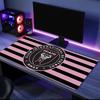 Inter Miami Fc Crest mouse pad, rubber base, esports desk mat, mouse pad for gamers and office use, gaming desk , easy to clean mat
