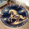 InterstellarDieren Rond Vloerkleed, Tapijt voor Woonkamer Slaapkamer Bank Speelkamer Decoratie, Antislip Vloermat