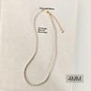 French round Shijia pearl necklace New Internet celebrity necklace Sweater chain Literary retro fashion necklace