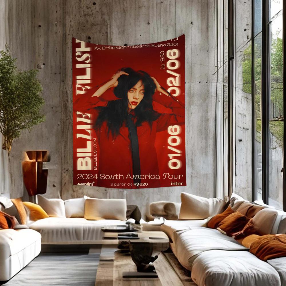 Famous Pop Singer BBillieS Hanging Bohemian Tapestry Home Decoration Hippie Bohemian Decoration Divination Wall Hanging