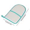 2 Pieces Ironing Gloves Anti Steam Mit Heat Insulation with Loop for Clothes Steamers Thick Sponge
