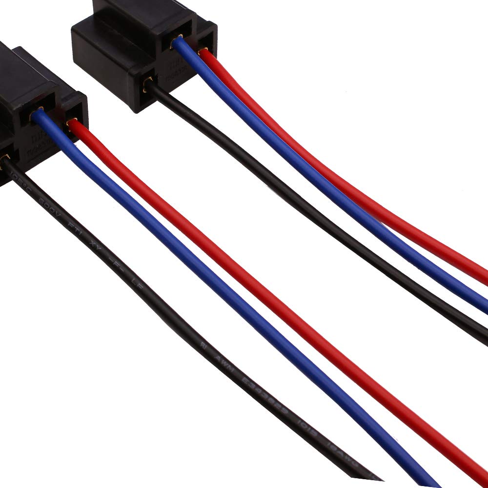 YUNPICAR H4 Headlight Coupler Cable Female Replacement/processing/addition Etc. Waterproof Socket