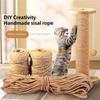 F26C Natural Jutes Rope Fit Cats Scratch Posts DIY Projects Cats Scratching Sisal Rope